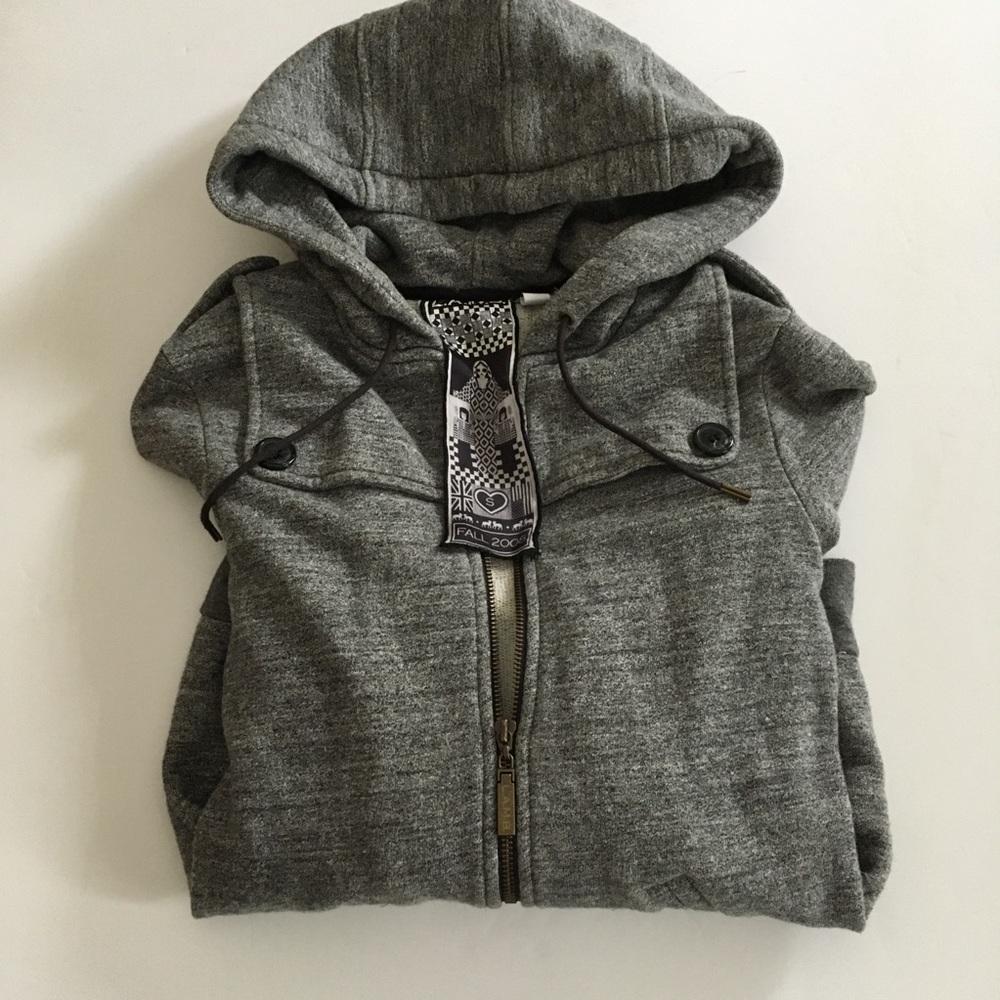 L.A.M.B. Gwen Stefani Gray Hoodie Jacket